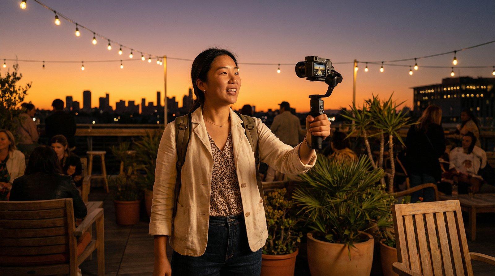 国产主播旅行Vlog视频